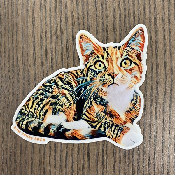 Cat Sticker - Square