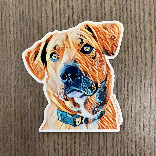 Dog Sticker - Square