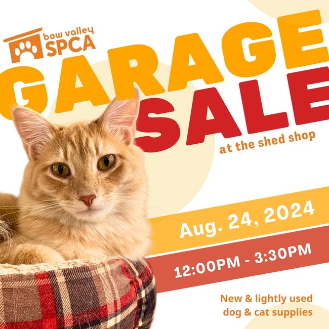 2024 August - BVSPCA Garage Sale Social Media