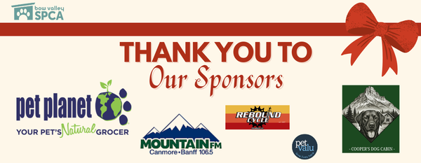 We would like to thank our matching donors: Shannon Danylko, Barry Taylor, Wendy Mah, Carla Cumming Sojonky, Heather and Nick Wieler, and Stonewaters. We would also like to thank our sponsors for making this campaign such a success!